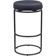 Meridian Furniture Madison Black Vegan Leather Bar Stool (Set of 2)