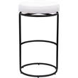 Meridian Furniture Madison Cream Vegan Leather Bar Stool (Set of 2)