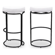 Meridian Furniture Madison Cream Vegan Leather Bar Stool (Set of 2)