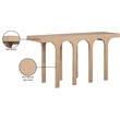 Meridian Furniture Westfield Natural Console Table