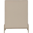 Meridian Furniture Kaya Natural Chest with vegan Leather Upholstered Handles