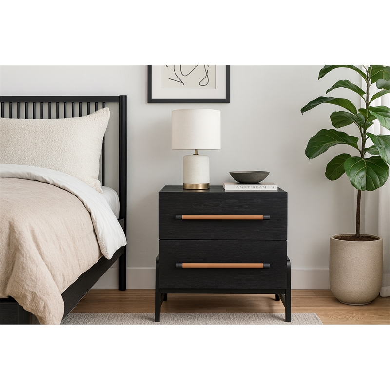 Meridian Furniture Kaya Black Night Stand