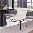 Meridian Furniture Burke Cream Vegan Leather Dining Chair (Set of 2)