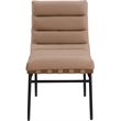 Meridian Furniture Burke Tan Vegan Leather Dining Chair (Set of 2)