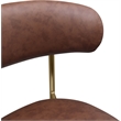 Meridian Furniture Lupita Brown Vegan Leather Dining Chair (Set of 2)