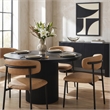 Meridian Furniture Lupita Tan Vegan Leather Dining Chair (Set of 2)
