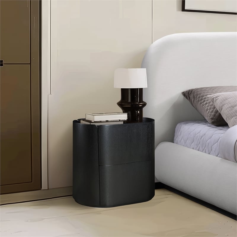 Meridian Furniture Everett Black Night Stand