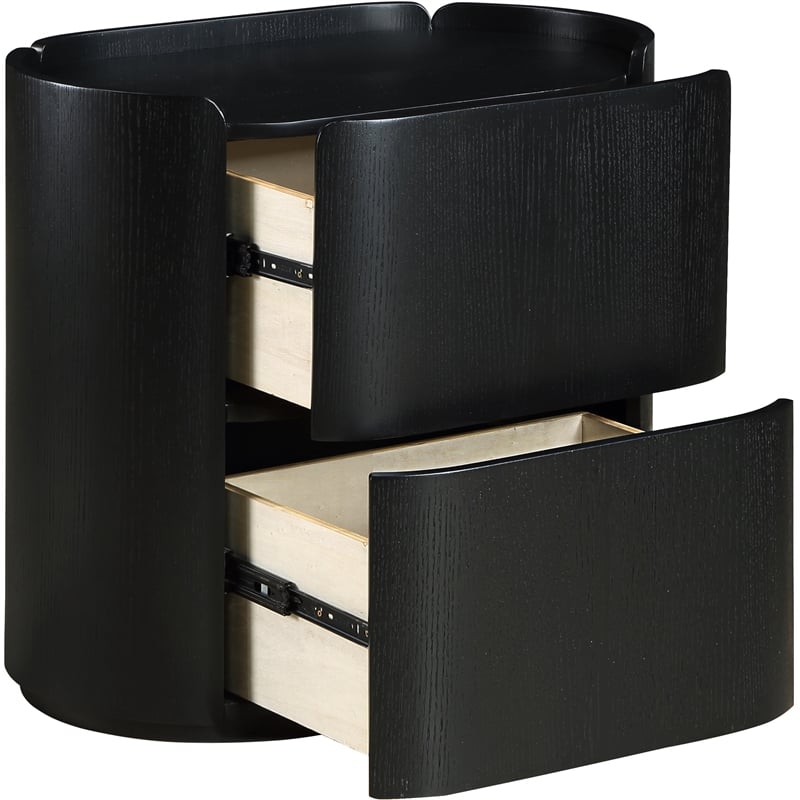 Meridian Furniture Everett Black Night Stand