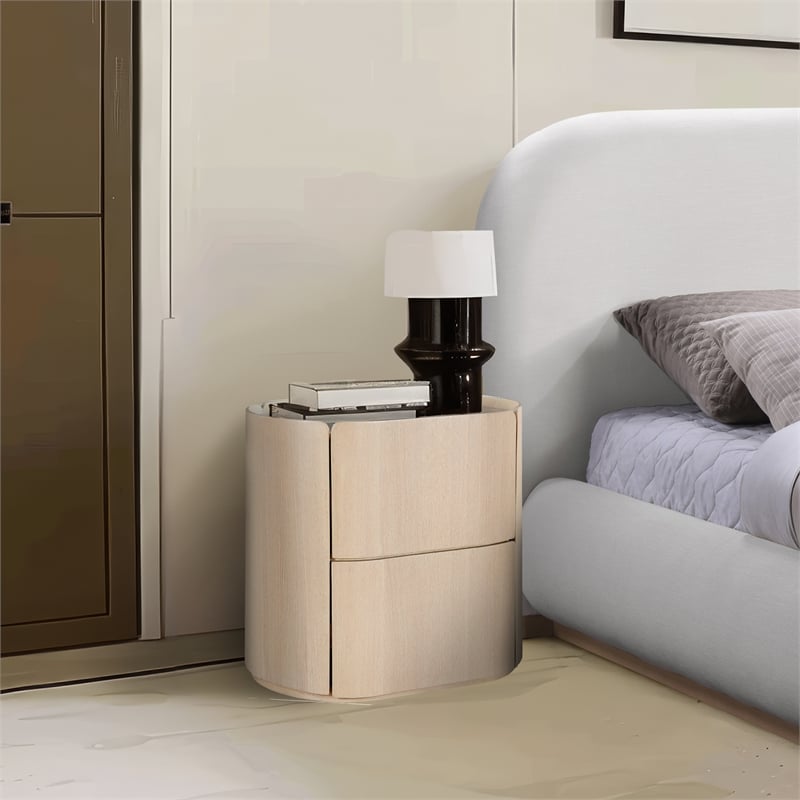 Meridian Furniture Everett Natural Night Stand