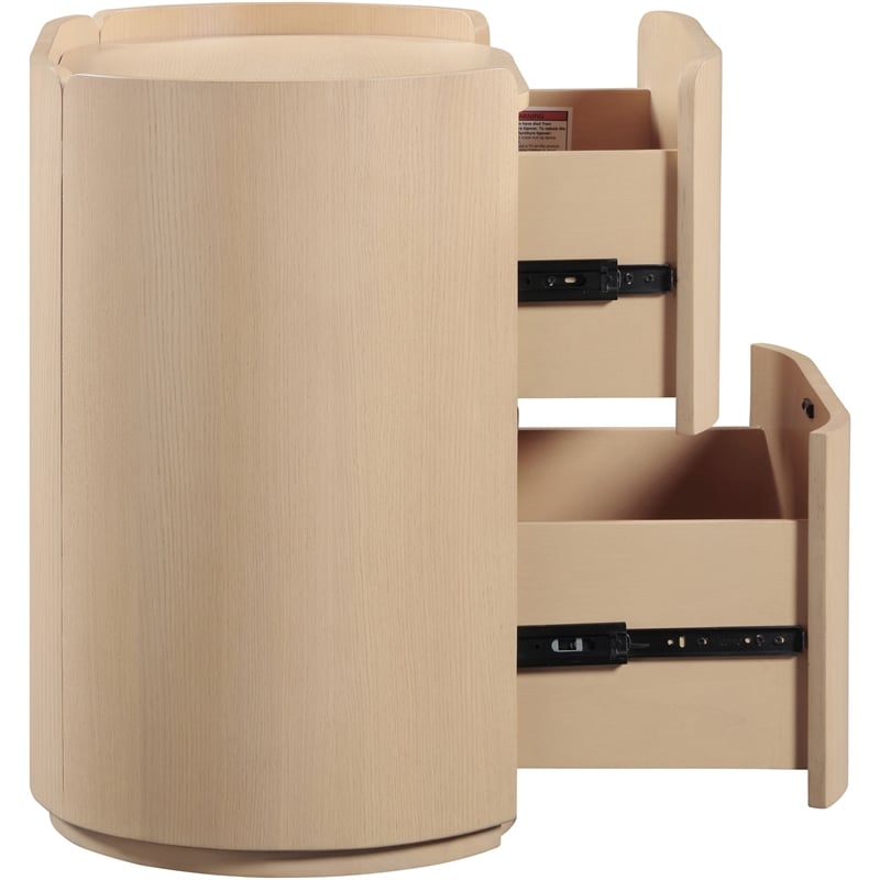 Meridian Furniture Everett Natural Night Stand