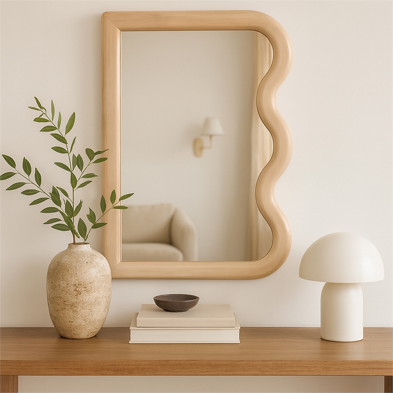 Meridian Furniture Winnie Natural Mirror