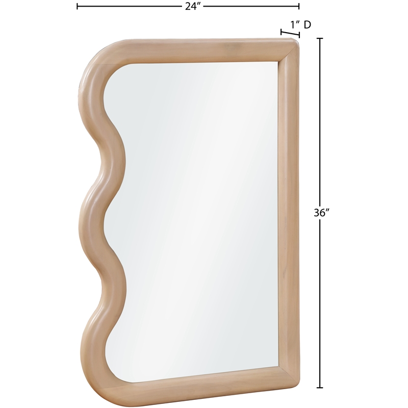 Meridian Furniture Winnie Natural Mirror