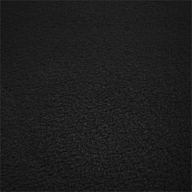 Meridian Furniture Argyle Black Teddy Fabric Chaise/Loveseat