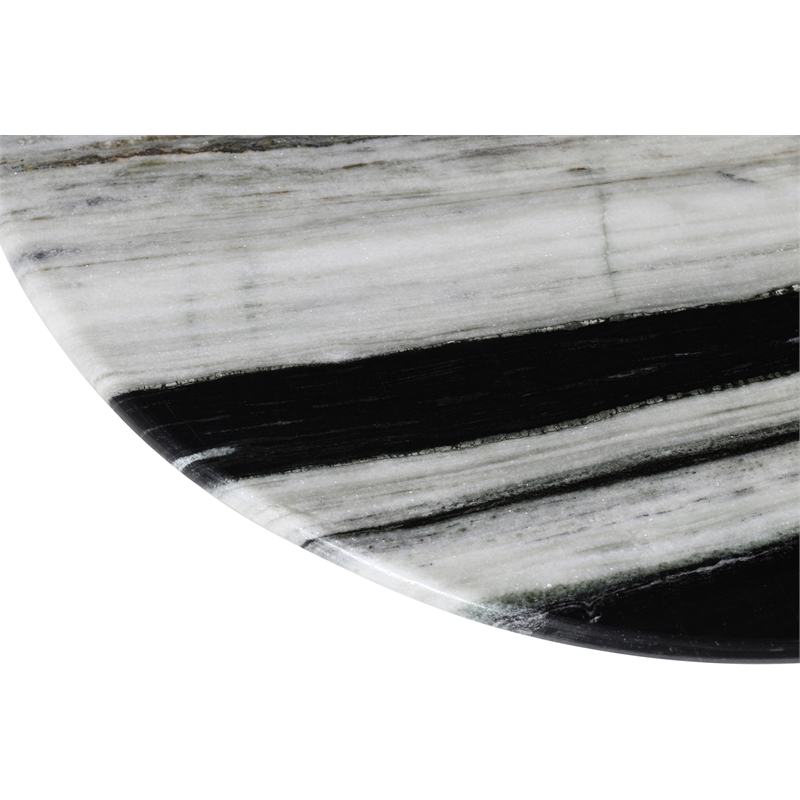 Meridian Furniture Formentera Panda Marble Coffee Table