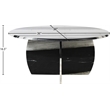 Meridian Furniture Formentera Panda Marble Coffee Table
