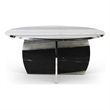 Meridian Furniture Formentera Panda Marble Coffee Table