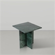 Meridian Furniture Verona Green Marble End Table