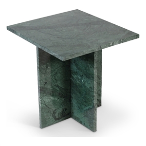 Meridian Furniture Verona Green Marble End Table