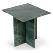 Meridian Furniture Verona Green Marble End Table