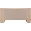 Meridian Furniture Belinda Oak Beech Wood and Oak Veneer Sideboard/Buffet