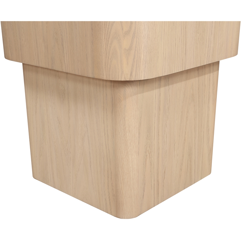 Meridian Furniture Oakmont Natural Oak Veneer End Table