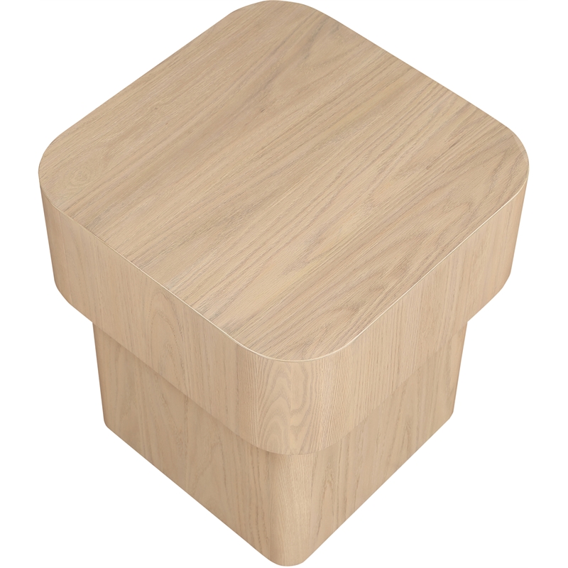Meridian Furniture Oakmont Natural Oak Veneer End Table