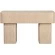 Meridian Furniture Oakmont Natural Oak Veneer Console Table