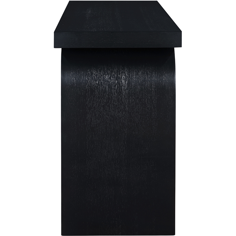 Meridian Furniture Westbourne Black Oak Veneer Console Table