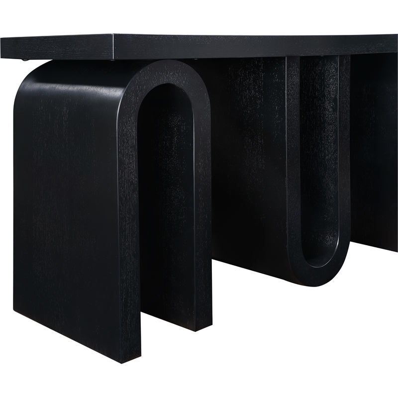 Meridian Furniture Westbourne Black Oak Veneer Console Table
