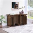 Meridian Furniture Westbourne Brown Oak Veneer Console Table