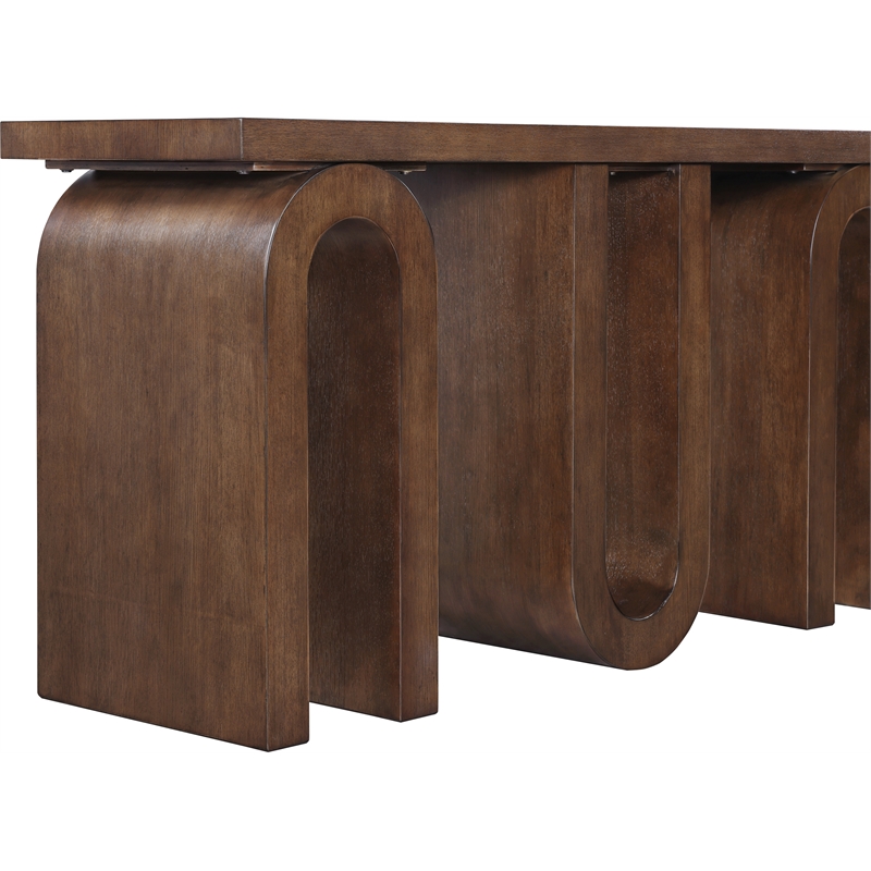 Meridian Furniture Westbourne Brown Oak Veneer Console Table
