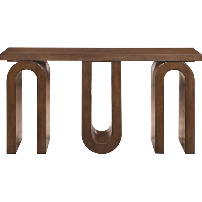 Meridian Furniture Westbourne Brown Oak Veneer Console Table