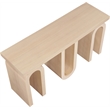 Meridian Furniture Westbourne Natural Oak Veneer Console Table