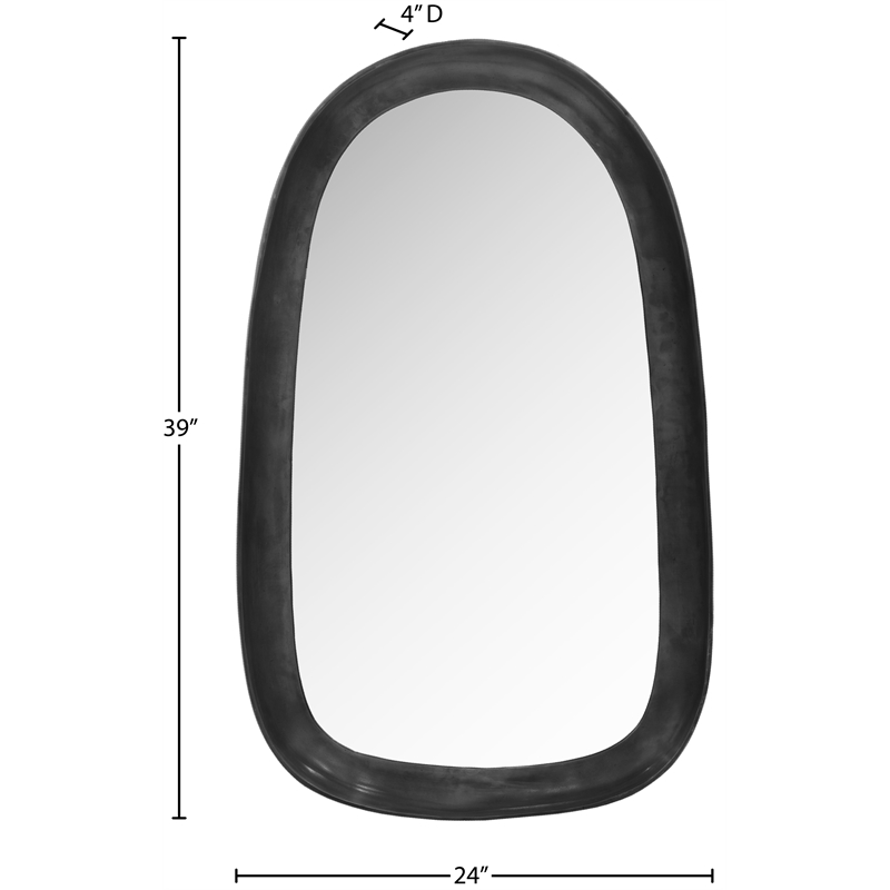 Meridian Furniture Auberge Black Mirror
