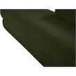 Meridian Furniture Kennedy Green Faux Shearling Teddy Fabric Bench