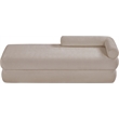 Meridian Furniture Kennedy Beige Chenille Fabric Bench
