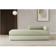 Meridian Furniture Kennedy Mint Chenille Fabric Bench
