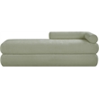 Meridian Furniture Kennedy Mint Chenille Fabric Bench