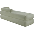 Meridian Furniture Kennedy Mint Chenille Fabric Bench