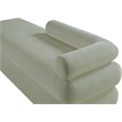 Meridian Furniture Kennedy Mint Chenille Fabric Bench