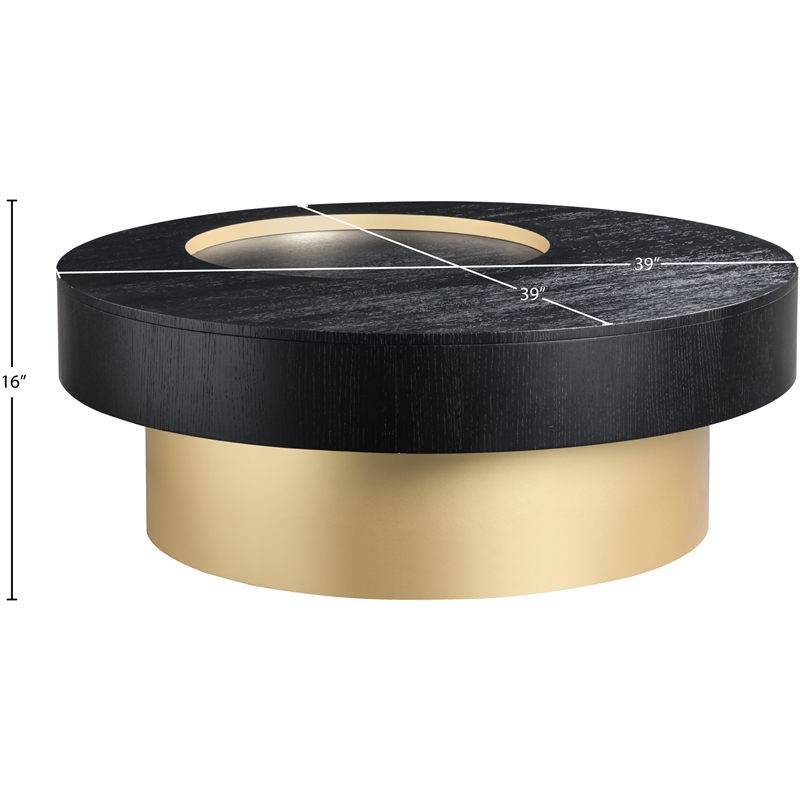 Meridian Furniture Makai Black Coffee Table