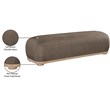 Meridian Furniture Calum Brown Chenille Fabric Bench
