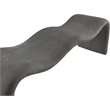 Meridian Furniture Willow Grey Chenille Fabric Bench