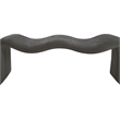 Meridian Furniture Willow Grey Chenille Fabric Bench