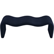 Meridian Furniture Willow Navy Chenille Fabric Bench