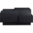 Meridian Furniture Mateo Black Oak Veneer / MDF Coffee Table