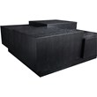Meridian Furniture Mateo Black Oak Veneer / MDF Coffee Table