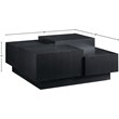 Meridian Furniture Mateo Black Oak Veneer / MDF Coffee Table