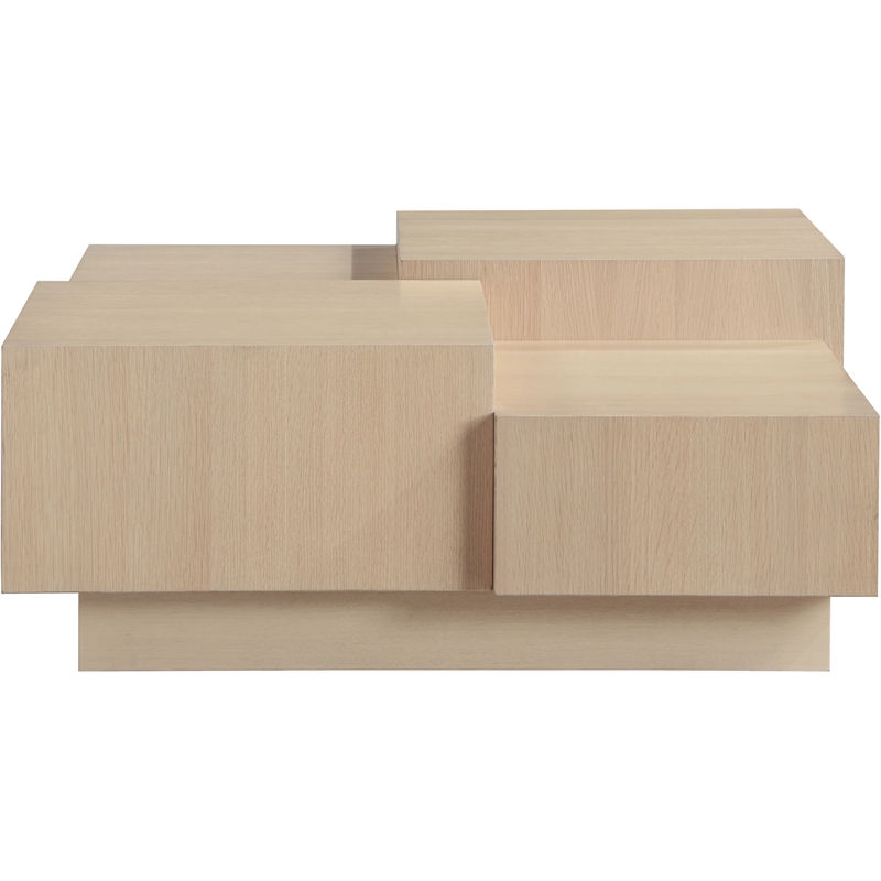 Meridian Furniture Mateo Natural Oak Veneer / MDF Coffee Table