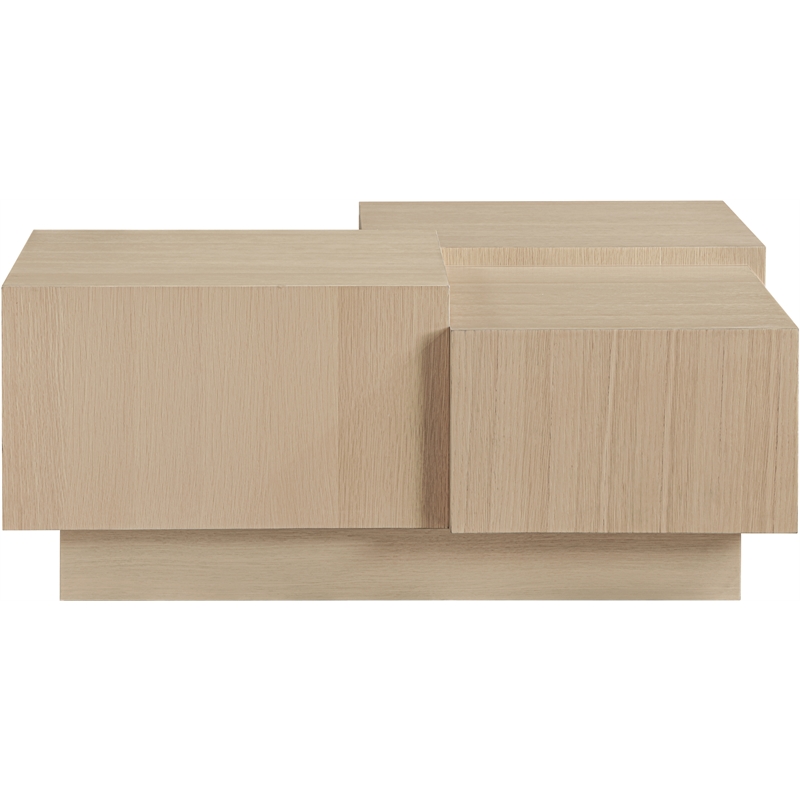 Meridian Furniture Mateo Natural Oak Veneer / MDF Coffee Table